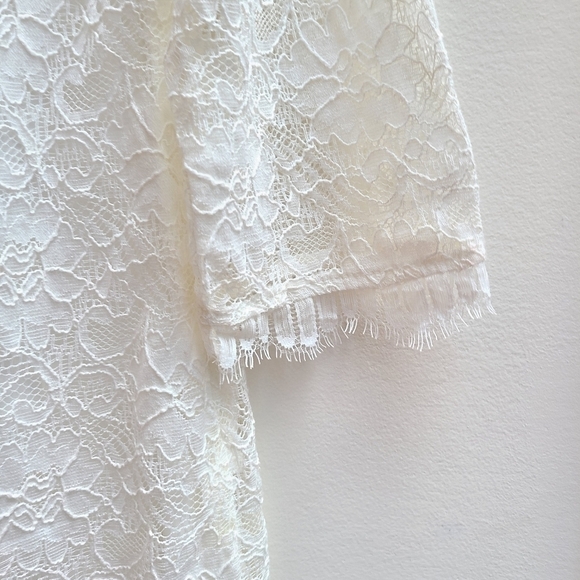 Cream Lace Shift Dress ~ NWT - Picture 8 of 10